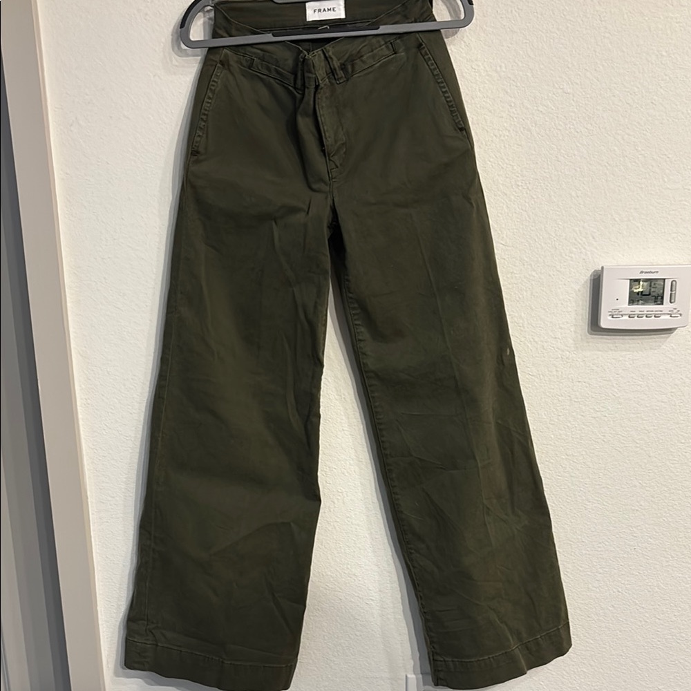Le Tomboy Stretch-cotton Twill Wide-leg pants